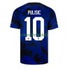 Maillot de Supporter Etats-Unis Christian Pulisic 10 Extérieur Coupe du Monde 2022 Pour Homme